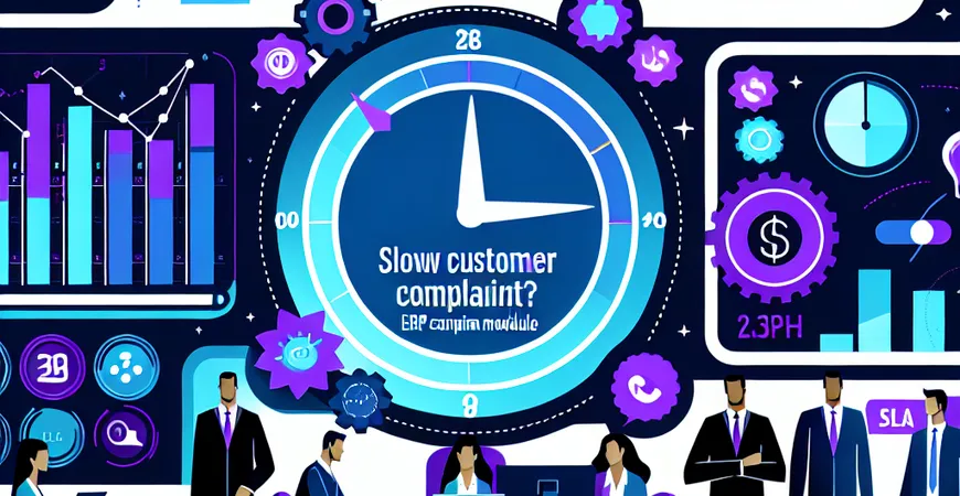  客户投诉处理慢？ERP客诉模块的SLA时效管理  